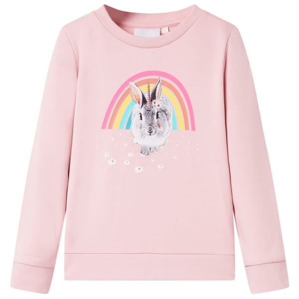 Children's sweater, pink color, 128 size