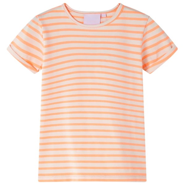 Children's T-shirt, neon orange, 104 size