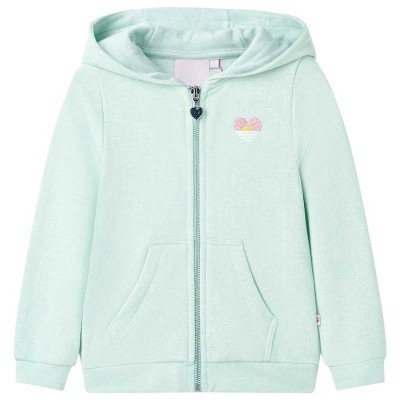 Baby sweater with hood and...