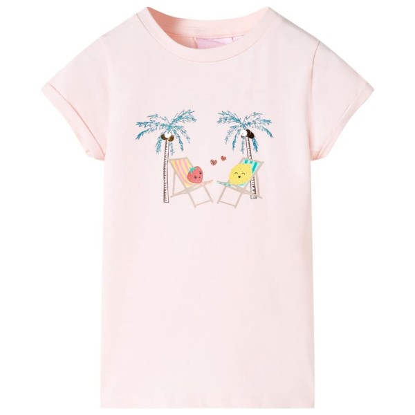 Children's T-shirt, light pink, 140 size