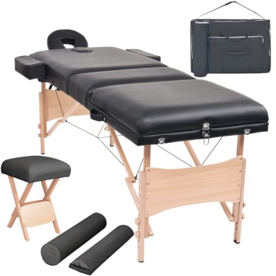 Folding massage table and...