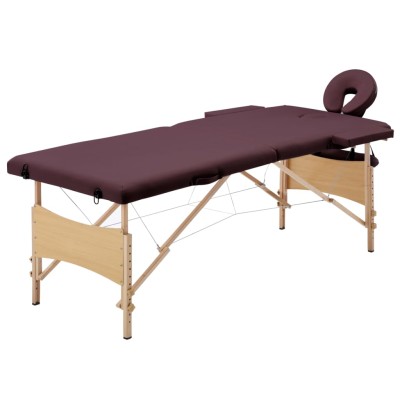 Folding massage table, wine...