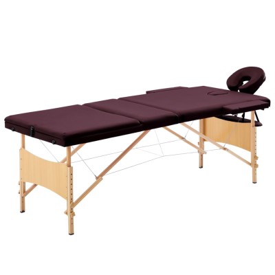 Folding massage table, wine...