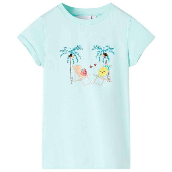 Children's T-shirt, light blue, 140 size