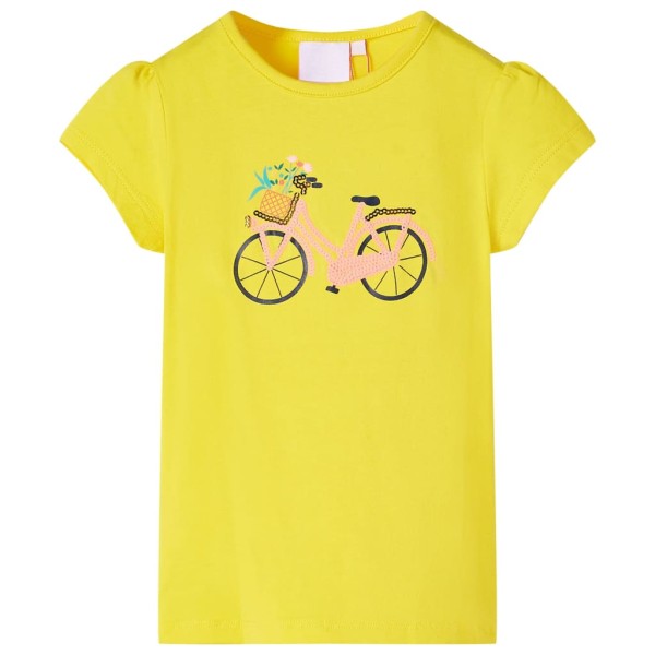 Children's T-shirt, yellow, 128 size