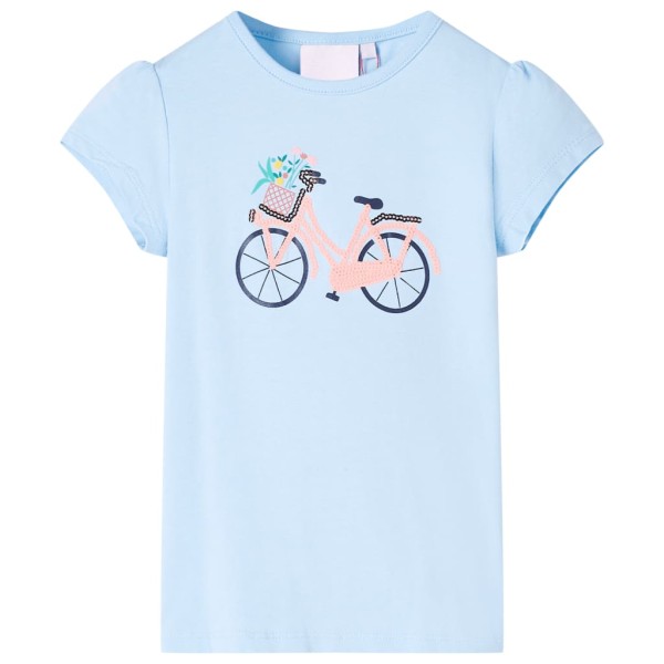 Children's T-shirt, light blue, 116 size