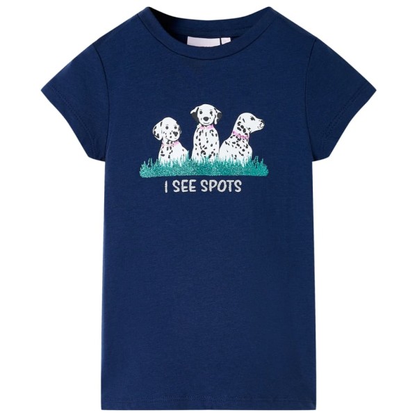 Children's shirt, dark blue, 140 size