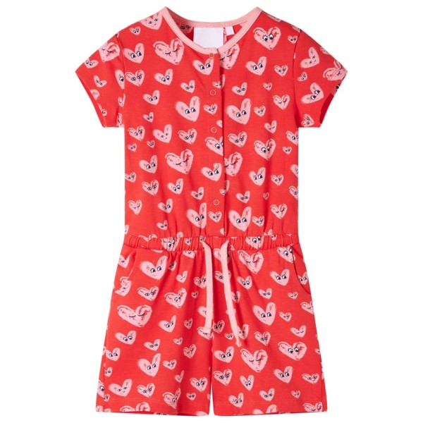 Children's combination, red, 104 size