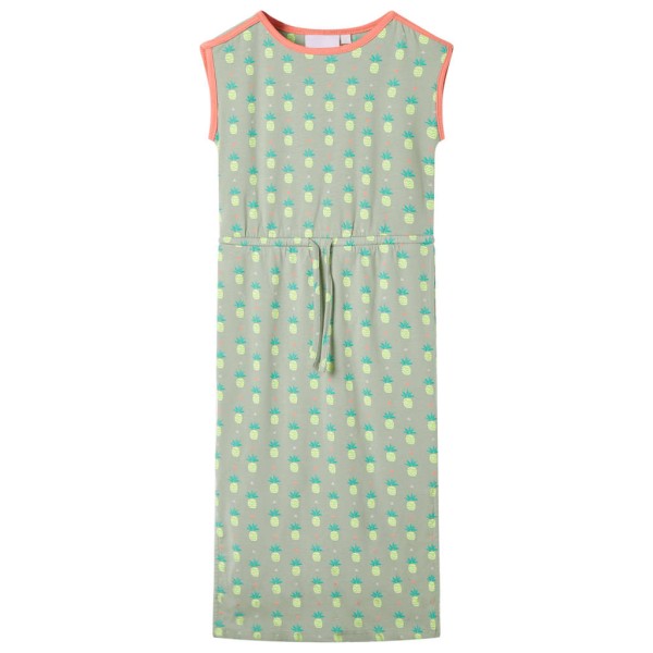 Children's dress, sewn mint color, 116 size