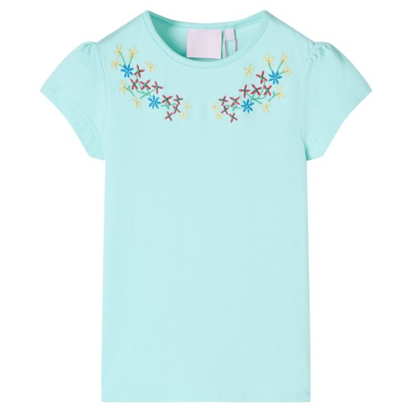 Children's T-shirt, light blue, 128 size