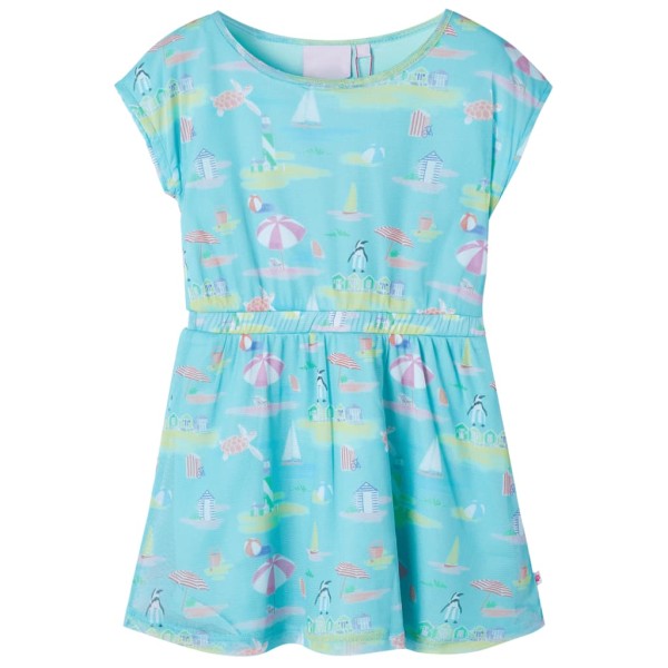 Children's dress, light blue, 116 size