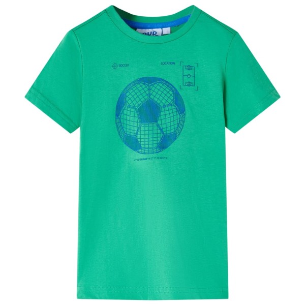 Children's T-shirt, green, 116 size