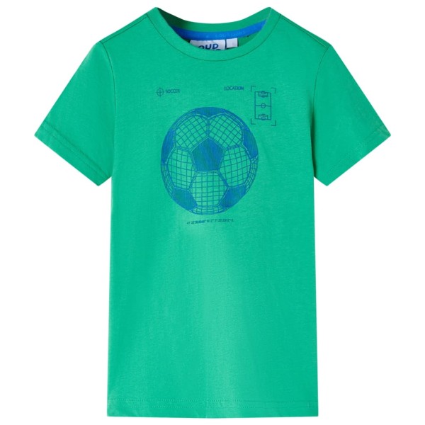 Children's T-shirt, green, 140 size