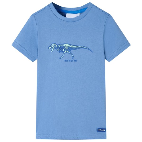 Children T-shirts, medium intensity blue, 104 size