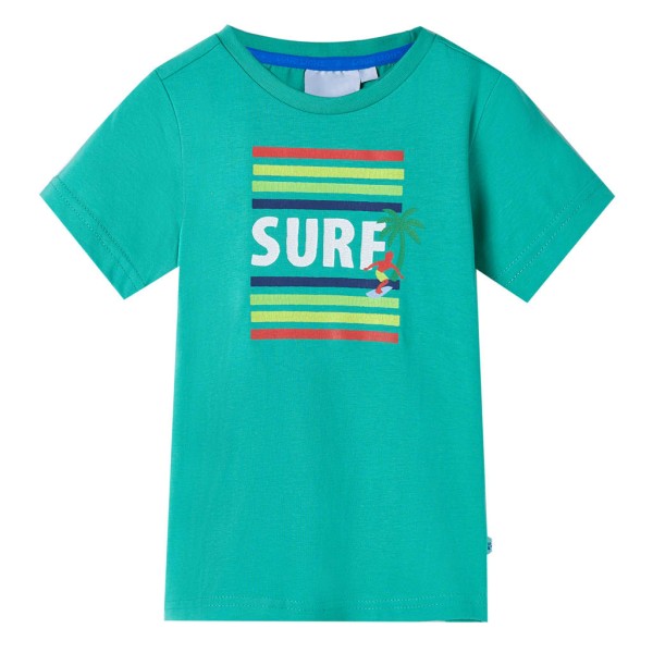 Children's T-shirt, green, 140 size