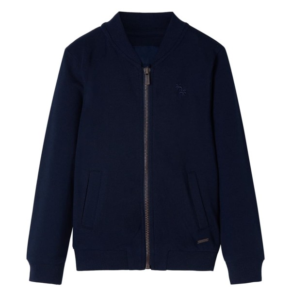 Children's sweater with zipper, blue, 92 size