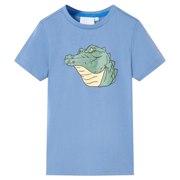 Children T-shirts, medium intensity blue, 128 size