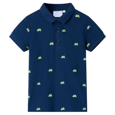 Polo shirt, dark blue, 104...