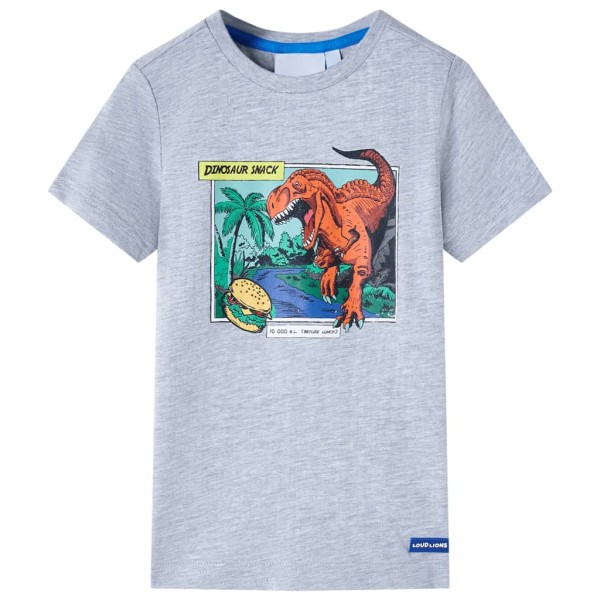 Children's T-shirt, gray color, 116 size