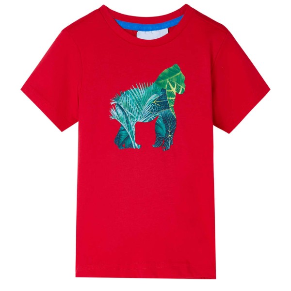Children's T-shirt, red, 140 size