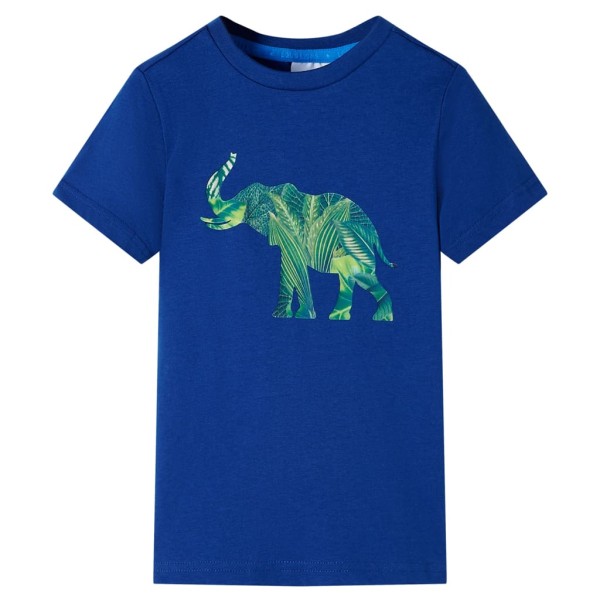 Children's shirt, dark blue color, 116 size