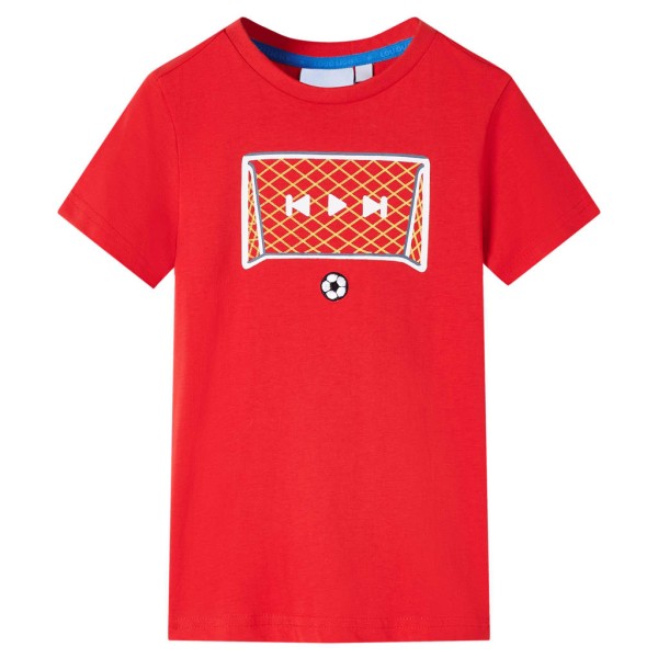 Children's T-shirt, red, 116 size