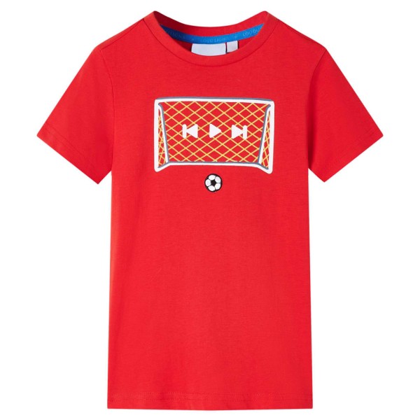 Children's T-shirt, red, 128 size