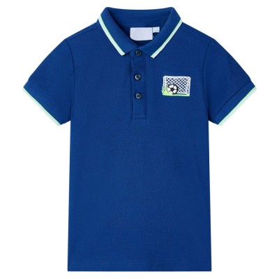 Polo shirt, dark blue, 104...
