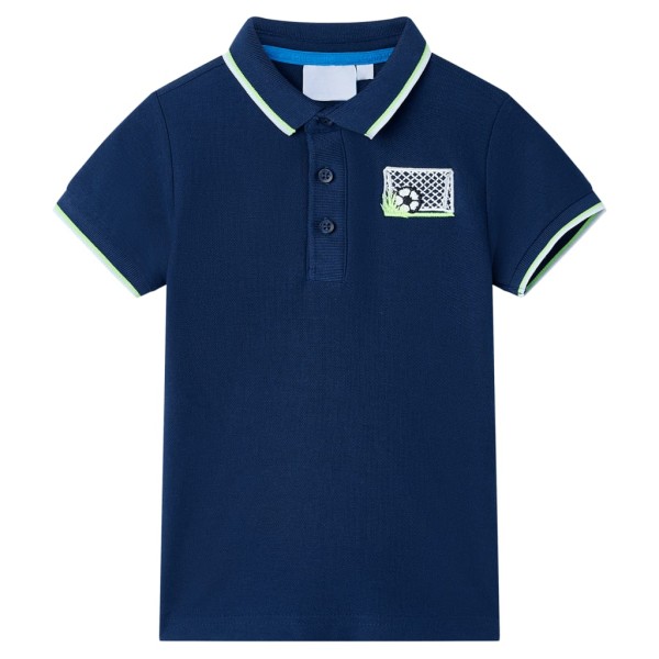 Polo shirt, dark blue, 128 size
