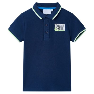 Polo shirt, dark blue, 140...