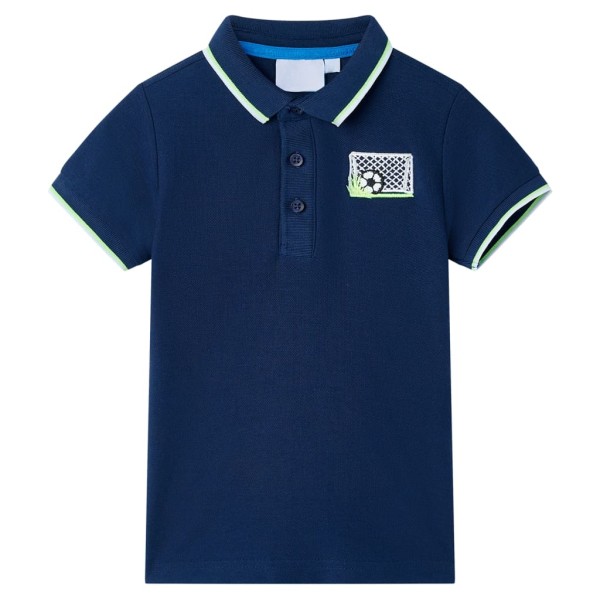 Polo shirt, dark blue, 140 size