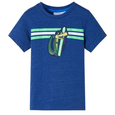 Children T-shirt, dark blue...