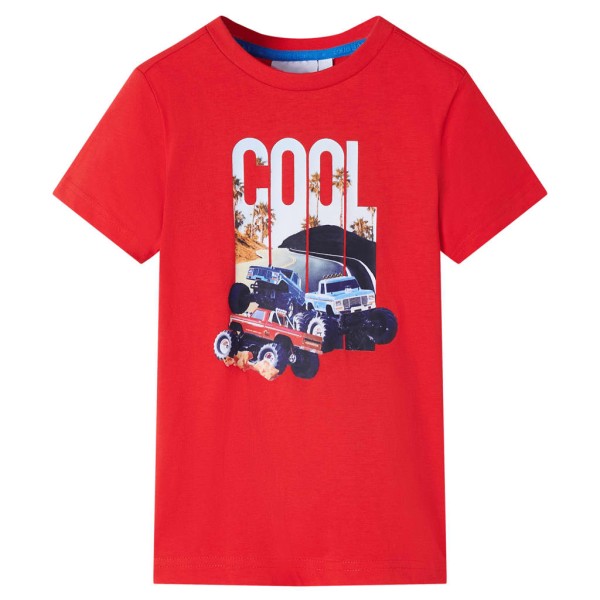 Children's T-shirt, red, 140 size