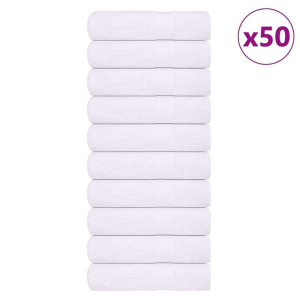Towels, FROGN, 50 pcs, white, 50x100 cm, 360 g / m ²