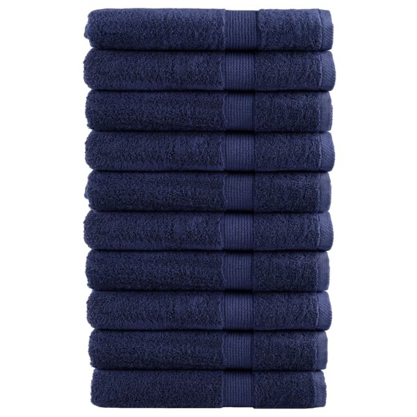 Sauna towels, SOLUND, 10pcs, blue, 80x200cm, 600g / m ²