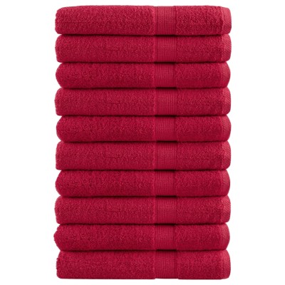 Towels SOLUND, 10pcs., red,...