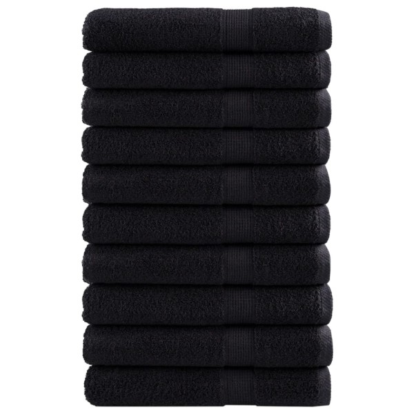 Towels SOLUND, 10pcs., black, 100x200cm, 600g / m ²