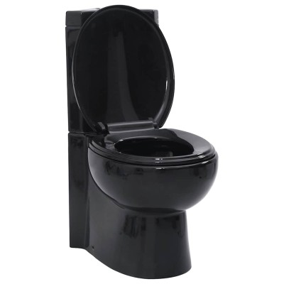 Corner bathroom toilet,...