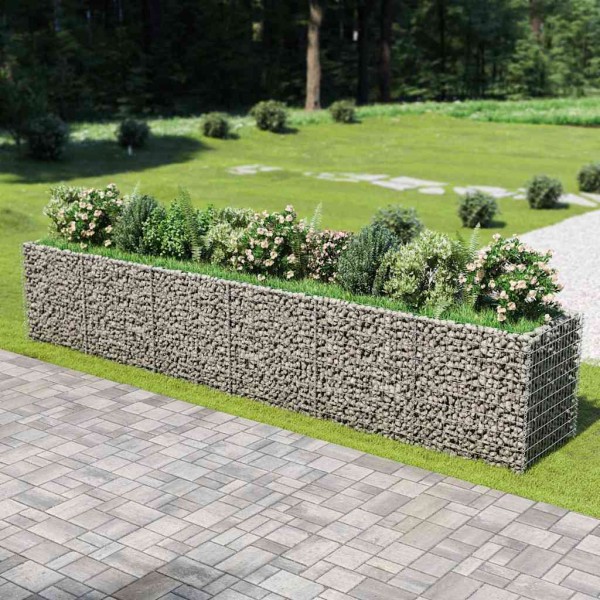 Gaison pot, galvanized steel, 540x90x100cm, high
