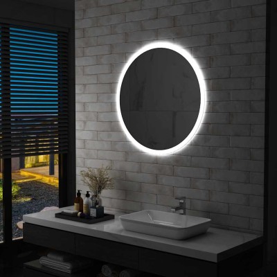Bathroom mirror with LED, 80cm