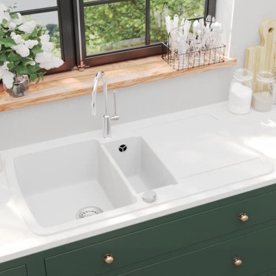 Kitchen, white, granite,...