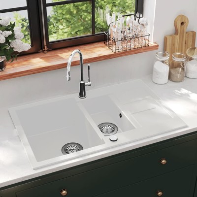Kitchen, white, granite,...