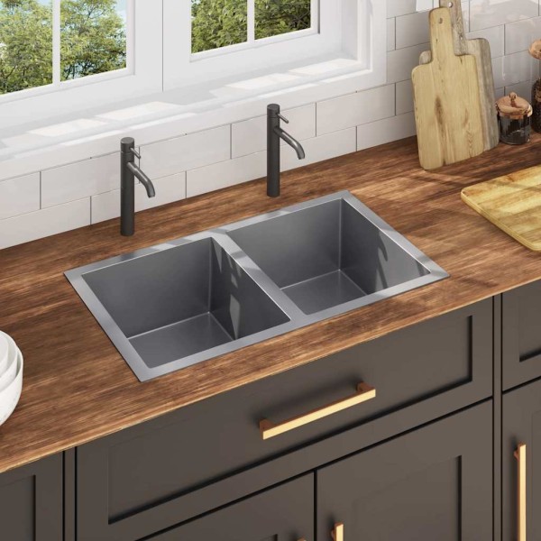 Kitchen, stainless steel, handmade