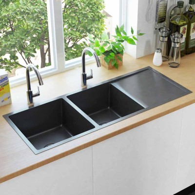 Kitchen, Black, stainless...
