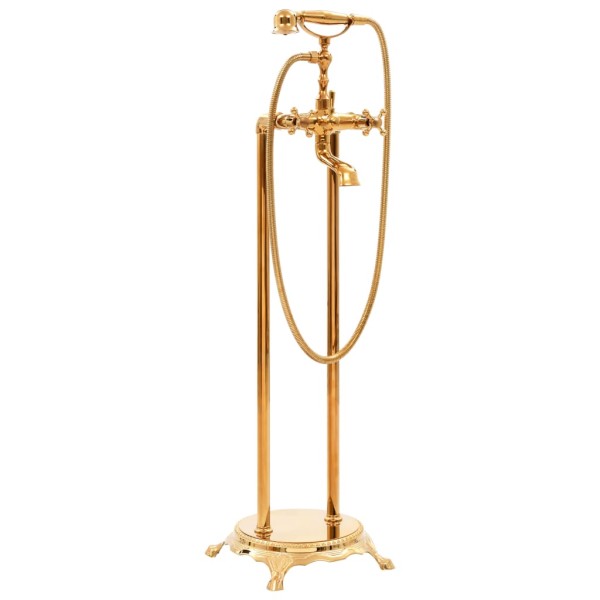 Bathroom blender, gold, 99,5cm, steel