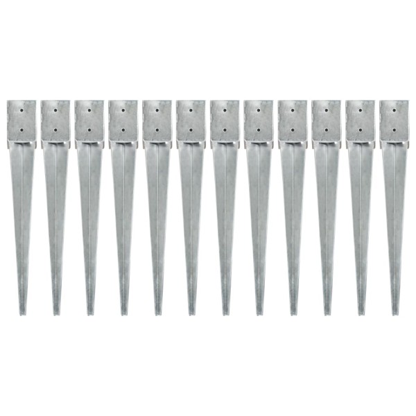 Pickable pins, 12pcs, silver, 10x10x76cm, steel