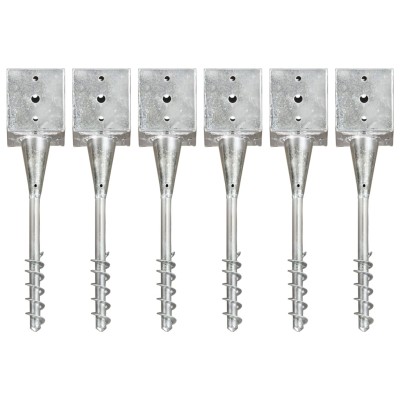 Clasp pins, 6pcs, silver,...