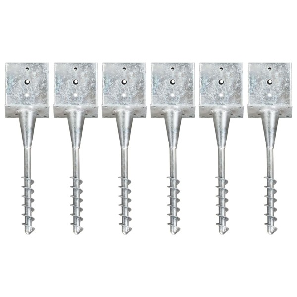 Pickable pins, 6pcs, silver, 14x14x58cm, steel