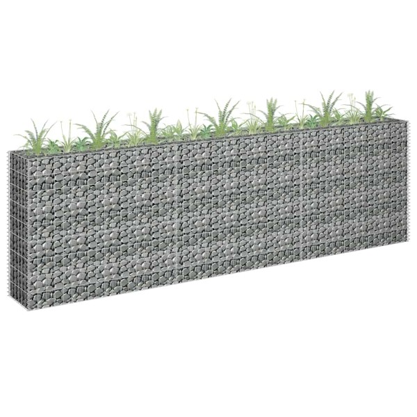 Gaison pot, 270x30x90cm, galvanized steel, high