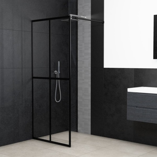 Shower partition, 140x195cm, tempered glass, transparent